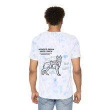 Service Dogs Save Lives Fashion Tie-Dyed T-Shirt