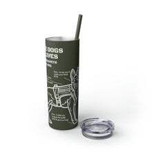 Skinny Tumbler with Straw, 20oz