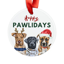 Acrylic Semper K9 Ornament with Ribbon