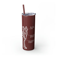 Skinny Tumbler with Straw, 20oz