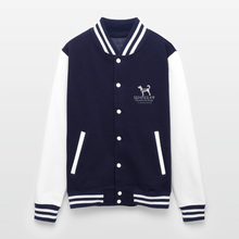 Semper K9 Heavyweight Letterman Jacket - navy/white