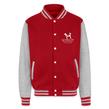 Semper K9 Heavyweight Letterman Jacket - red/heather grey