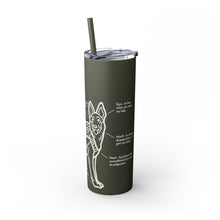 Skinny Tumbler with Straw, 20oz