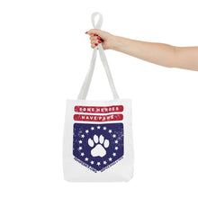 Some Heroes Have Paws Tote Bag