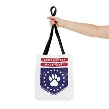 Some Heroes Have Paws Tote Bag