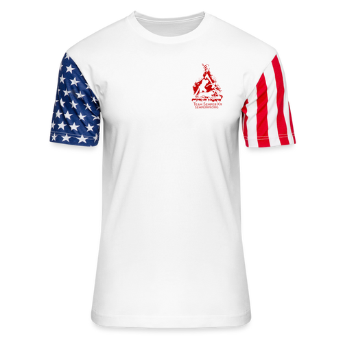 Team Semper K9 Stars & Stripes T-Shirt - white