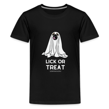Lick or Treat Kids' Premium Halloween T-Shirt - black