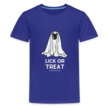 Lick or Treat Kids' Premium Halloween T-Shirt - royal blue