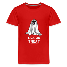 Lick or Treat Kids' Premium Halloween T-Shirt - red
