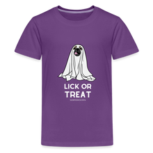 Lick or Treat Kids' Premium Halloween T-Shirt - purple