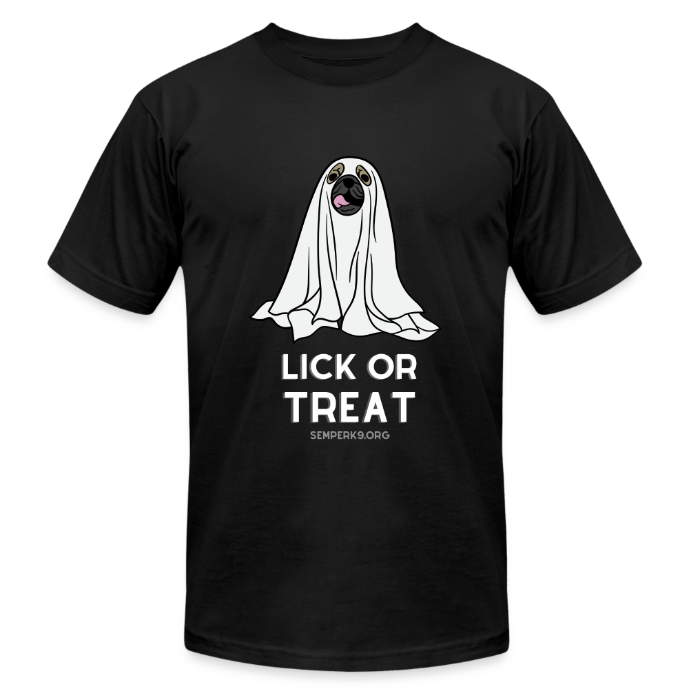 Lick or Treat Halloween T-Shirt - black