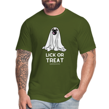 Lick or Treat Halloween T-Shirt - olive