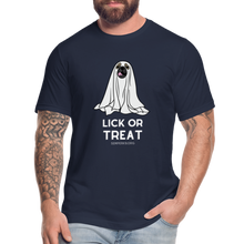 Lick or Treat Halloween T-Shirt - navy