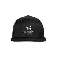 Semper K9 Snapback Baseball Cap - black