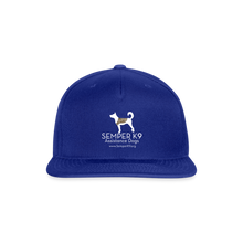Semper K9 Snapback Baseball Cap - royal blue