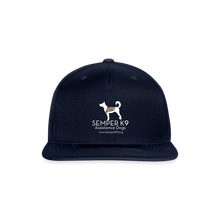 Semper K9 Snapback Baseball Cap - navy