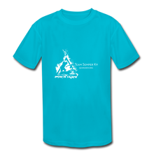 Team Semper K9 Youth Moisture Wicking Performance T-Shirt - turquoise