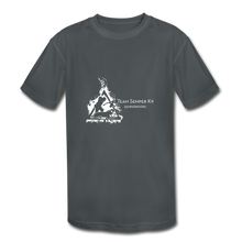 Team Semper K9 Youth Moisture Wicking Performance T-Shirt - charcoal