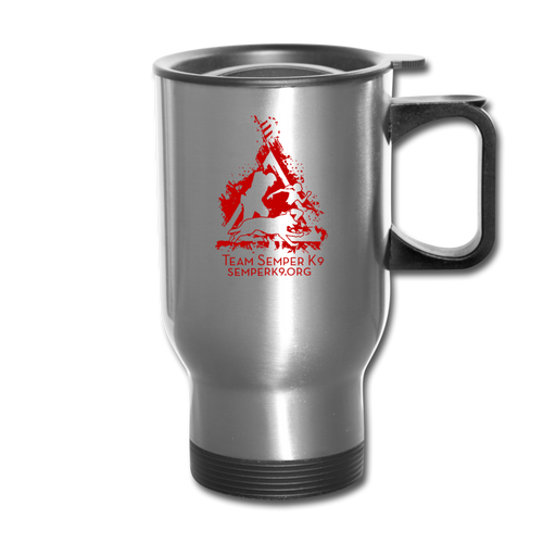 Team Semper K9 Travel Mug - silver