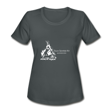 Team Semper K9 Women's Moisture Wicking Performance T-Shirt - charcoal