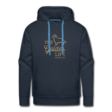 Golden Life Premium Hoodie - navy