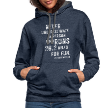 Team Semper K9 Contrast Hoodie - indigo heather/asphalt