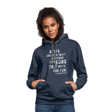 Team Semper K9 Contrast Hoodie - indigo heather/asphalt