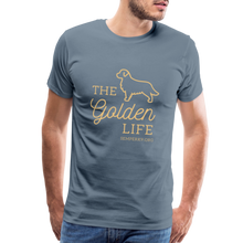 Golden Life Men's Premium T-Shirt - steel blue