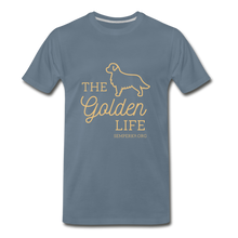 Golden Life Men's Premium T-Shirt - steel blue