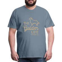 Golden Life Men's Premium T-Shirt - steel blue