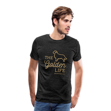 Golden Life Men's Premium T-Shirt - charcoal grey