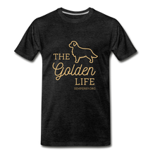 Golden Life Men's Premium T-Shirt - charcoal grey