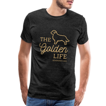 Golden Life Men's Premium T-Shirt - charcoal grey