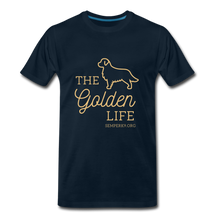 Golden Life Men's Premium T-Shirt - deep navy