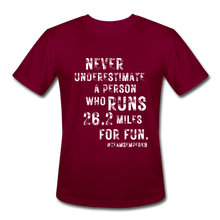 Team Semper K9 Men’s Moisture Wicking Performance T-Shirt - burgundy