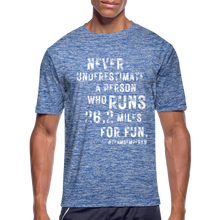 Team Semper K9 Men’s Moisture Wicking Performance T-Shirt - heather blue