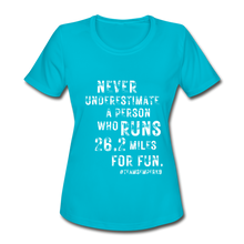 Team Semper K9 Women's Moisture Wicking Performance T-Shirt - turquoise