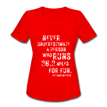 Team Semper K9 Women's Moisture Wicking Performance T-Shirt - red
