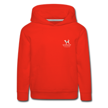 Service Dogs Save Lives Youth Premium Hoodie - red