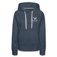 Service Dogs Save Lives Women’s Premium Hoodie - heather denim